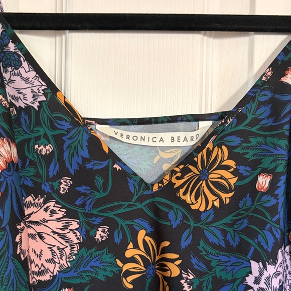 Veronica Beard Floral Print Silk Spaghetti Camisole | EUC | Sz S - Picture 2 of 4